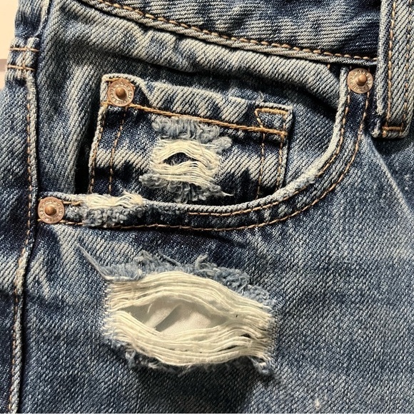 Garage Mom Cut Off Denim Shorts Sz 01 - Picture 3 of 10